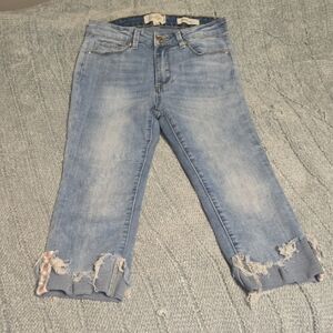 Light Blue Distressed Kids Jeans